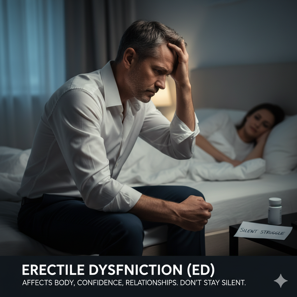 Erectile Dysfunction - Understanding The Silent Struggle Men Face
